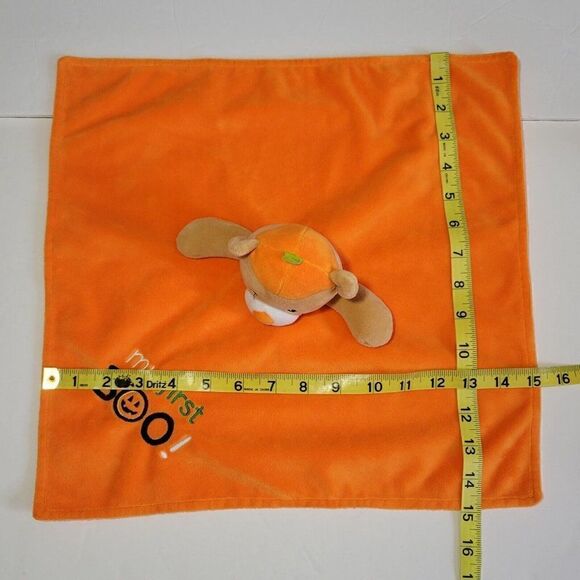 Baby Starters Halloween Lovey Rattle Security Blanket Bear My first Boo - Picture 12 of 12